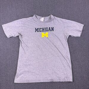 Collegiate Boys Gray‎ Michigan Short Sleeve College Football T-Shirt Size XL